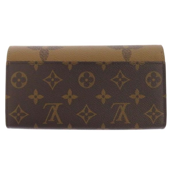 m80726 03 Louis Vuitton Long Giant Reverse Portefeuille Sala Black