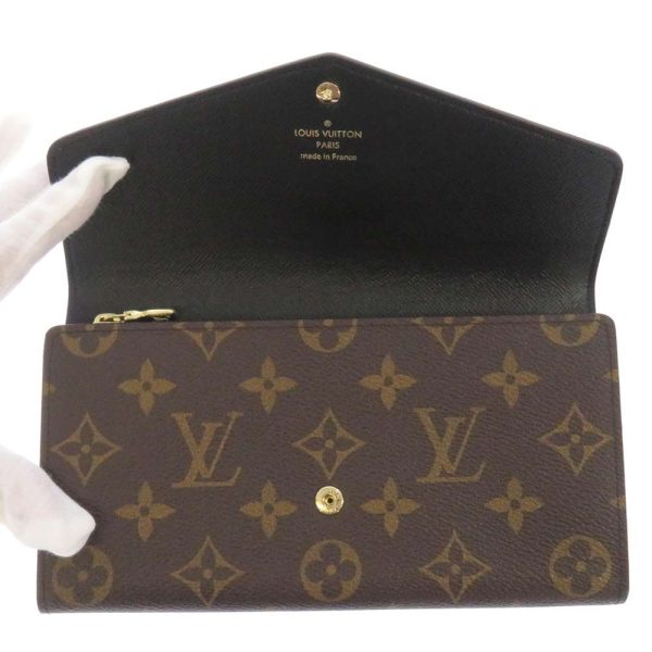 m80726 04 Louis Vuitton Long Giant Reverse Portefeuille Sala Black