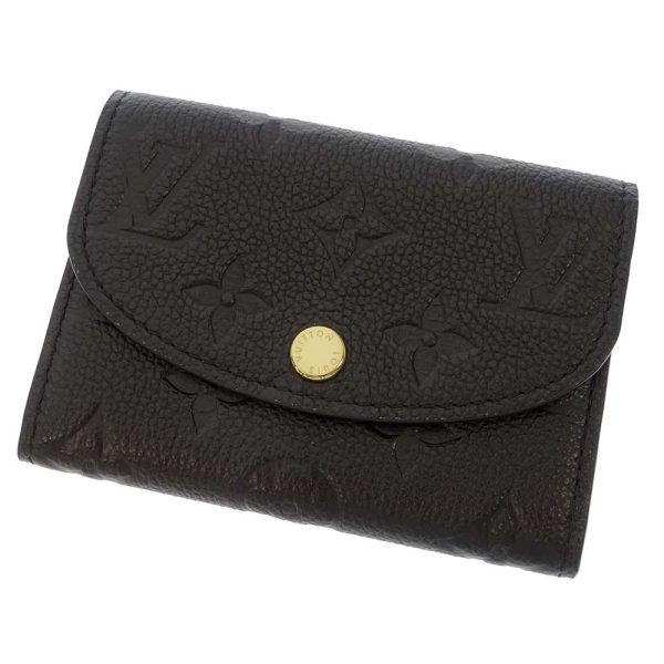 m81455 01 Louis Vuitton Portomone Rosali Coin Case Monogram Empreinte Black