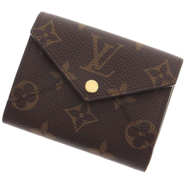 m81665 01 Louis Vuitton Portefeuille Celeste Trifold Wallet Monogram Beige