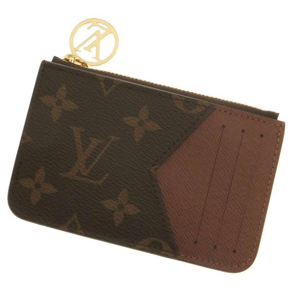 m81880 01 Louis Vuitton Porte Carte Romy Card Case Monogram Brown