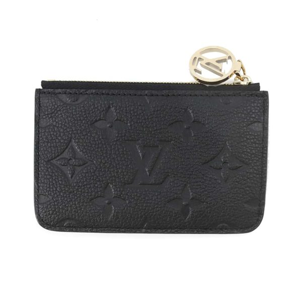 m81883 03 Louis Vuitton Card Case Empreinte Porte Carte Romy Blac