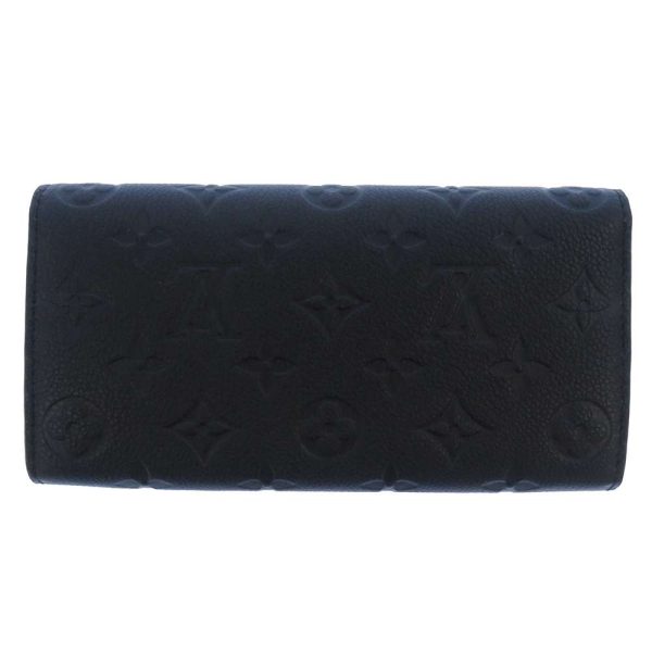 m82257 03 Louis Vuitton Long Wallet Empreinte Portefeuille Sala Black