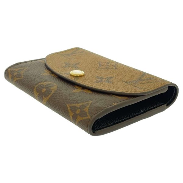 m82333 02 Louis Vuitton Portomone Rosali Coin Case Monogram Reverse Black