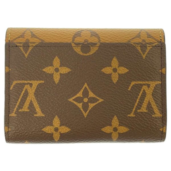 m82333 03 Louis Vuitton Portomone Rosali Coin Case Monogram Reverse Black