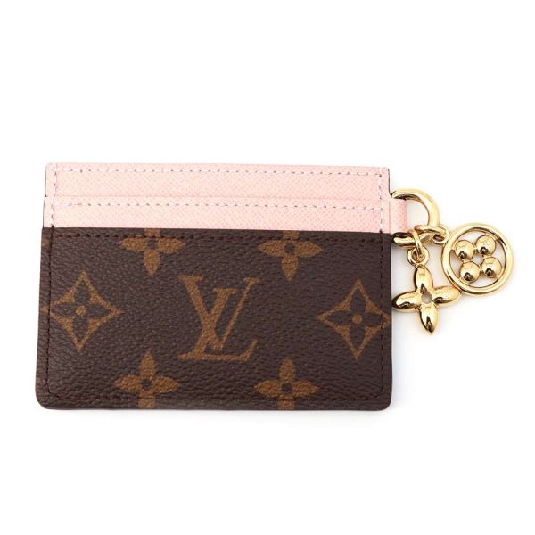 m82739 03 Louis Vuitton Card Case Porte Cult Rose Valerine