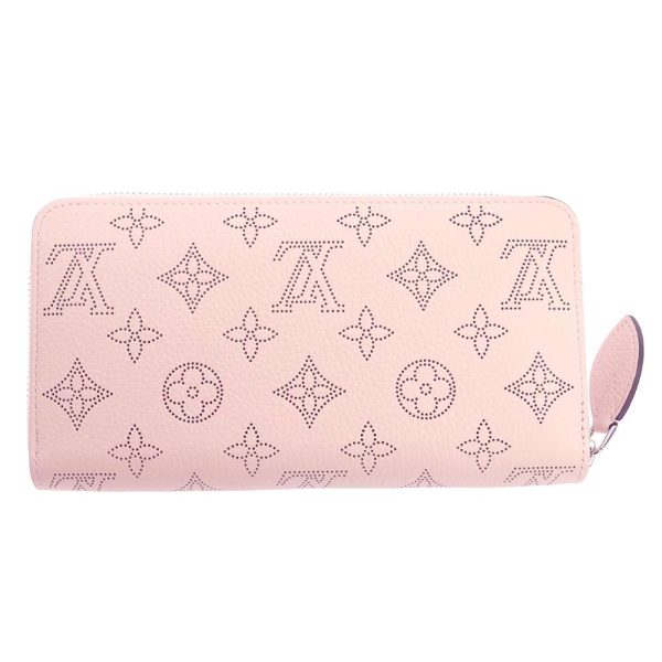 m82755 03 Louis Vuitton Long Mahina Zippy Wallet M82755 Rose Jasmine