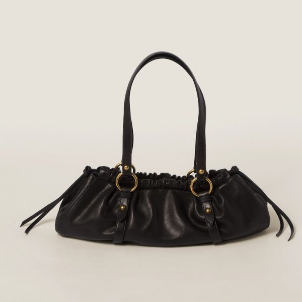 miu 0606 3 MIU MIU SpringSummer Nappa Bag Black