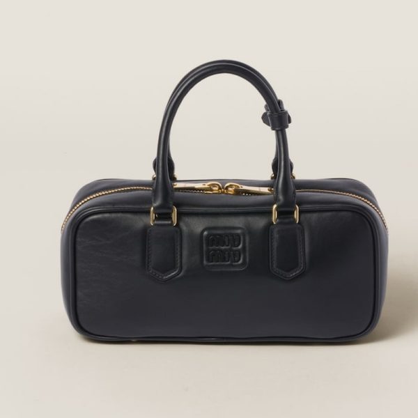 miu 0610 1 MIU MIU Spring Summer Arcadi Bag Black