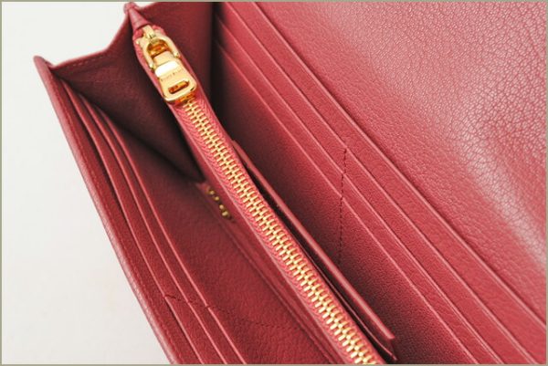 miu 16 109 3 Miu Miu Wallet pass case 5M1109 Berry Red