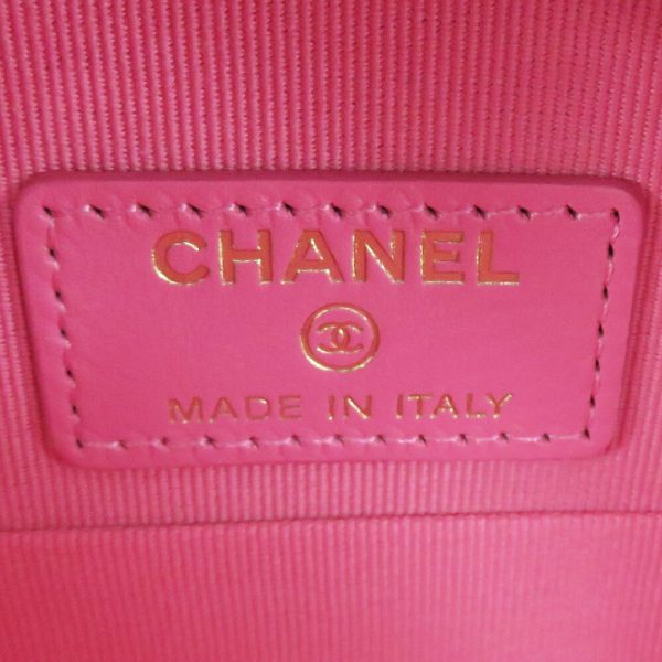 n2307 05 302271sh 07 Chanel 19 Chain Shoulder Bag Pink CocoMark Matelasse Mini Bag