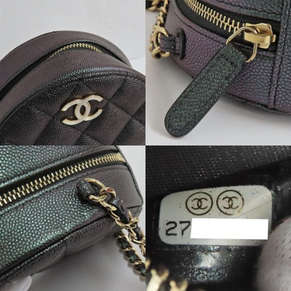 n2403 06 300708sh 07 Chanel Matelasse Chain Shoulder Bag Caviar Black CocoMark