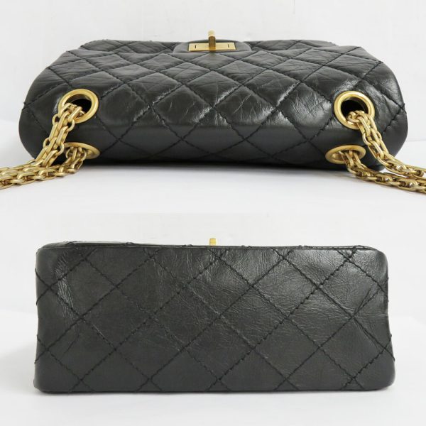 n2404 06 301025sh 02 Chanel Matelasse 255 Flap Bag Chain Bag Black Calfskin Black