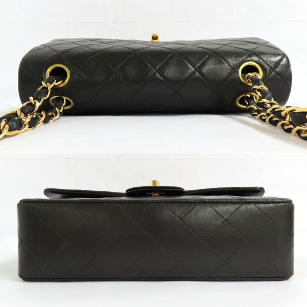 n2406 06 301729mi 02 Chanel Matelasse 23 Chain shoulder bag flap W chain double lambskin black