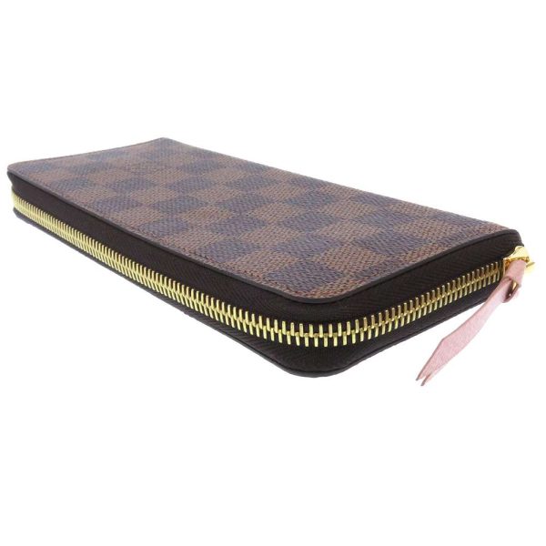 n41626 02 Louis Vuitton Portefeuille Clemence Wallet Ebene Rose Ballerine