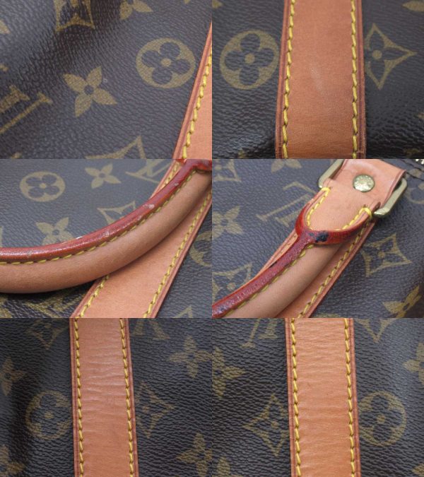 n44934 4 Louis Vuitton Monogram Keepall 45 Bag Brown