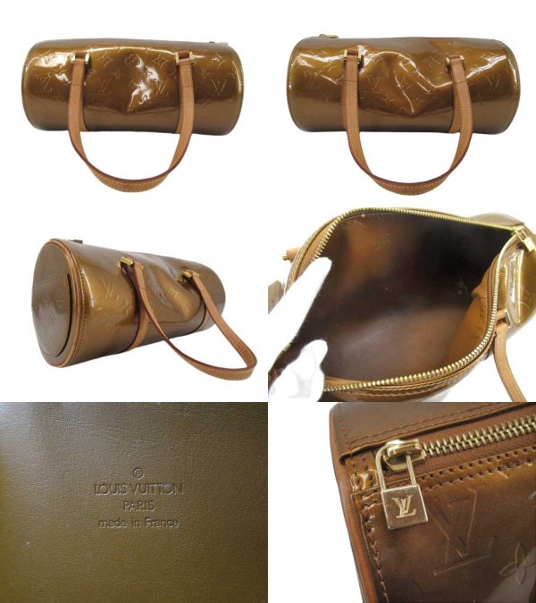 n45102 2 Louis Vuitton Monogram Vernis Bedford Handbag Bronze