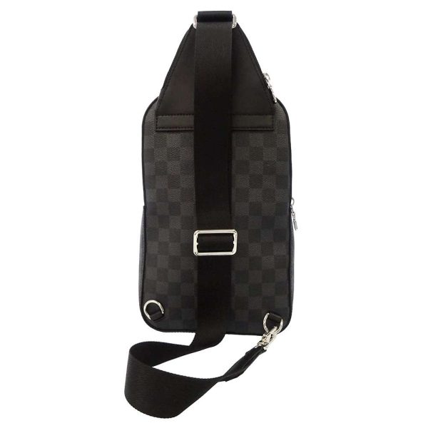 n45302 03 Louis Vuitton Avenue Sling Bag Shoulder Bag Damier Graphite Black