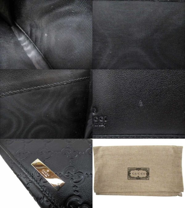 n45749 4 Gucci Guccisima Long Wallet Black