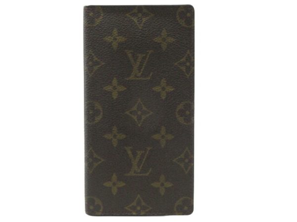 n46218 1 Louis Vuitton Monogram Agenda Horizontal Notebook Brown