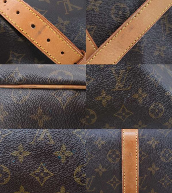 n46356 4 Louis Vuitton Monogram Keepall Bandouliere 55 Bag Brown