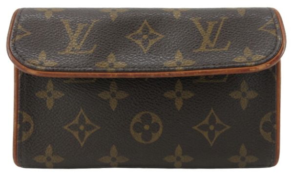 n46564 1 Louis Vuitton Monogram Pochette Florentine Waist Bag Brown