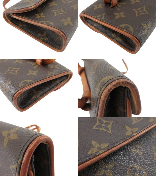 n46564 4 Louis Vuitton Monogram Pochette Florentine Waist Bag Brown