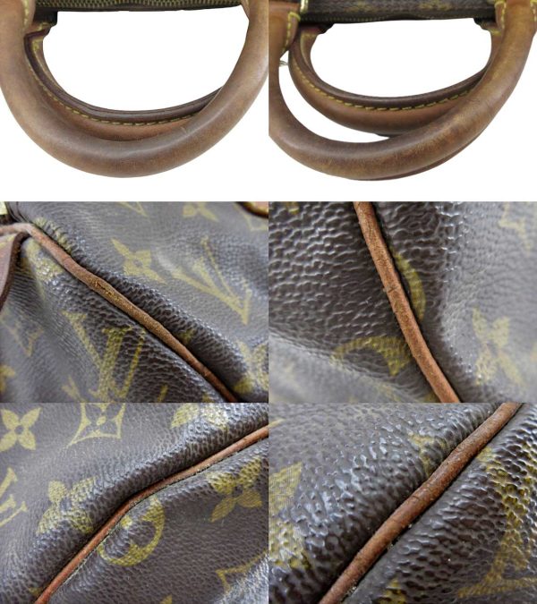 n46617 5 Louis Vuitton Monogram Speedy 30 Handbag Brown