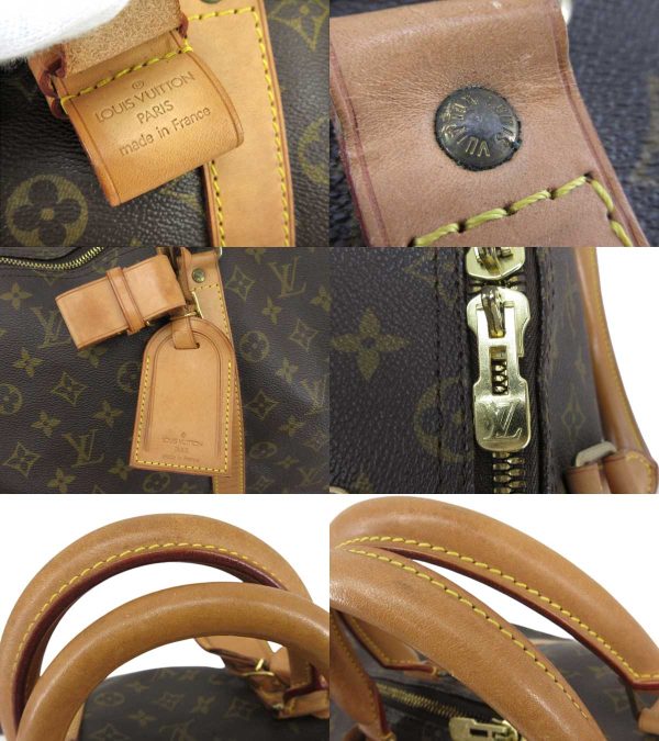 n46621 3 Louis Vuitton Monogram Keepall 55 Bag Brown