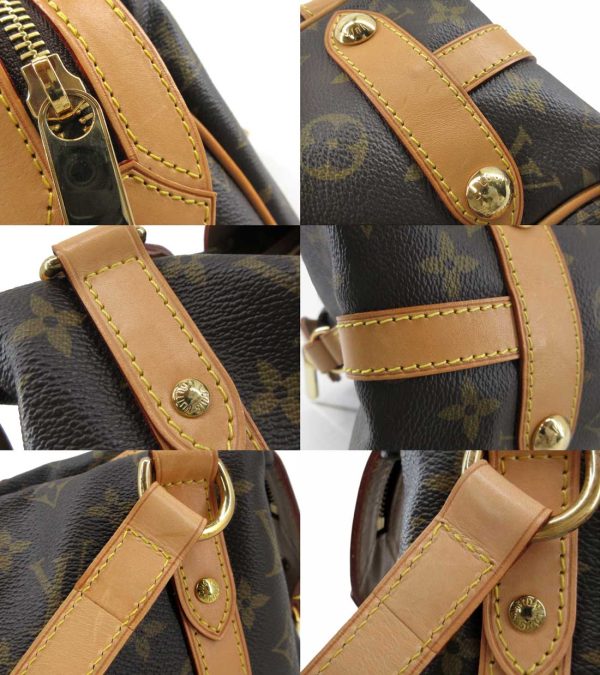 n46717 6 Louis Vuitton Monogram Stresa PM Shoulder Bag Brown