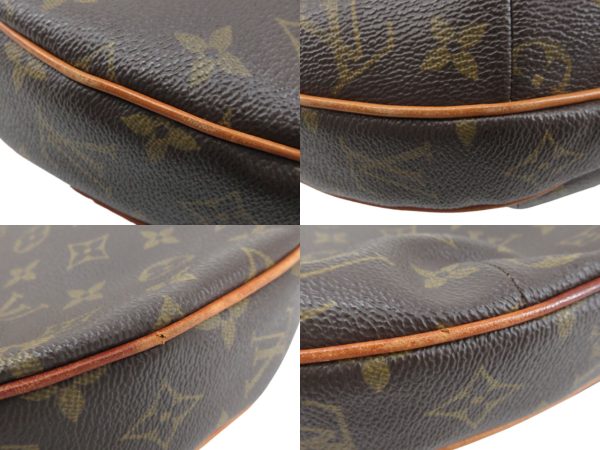 n47047 6 Louis Vuitton Monogram Croissant GM Shoulder Bag Brown