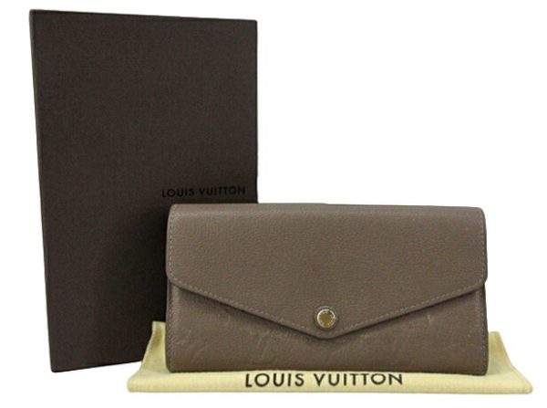 n47116 1 Louis Vuitton Monogram Empreinte Portefeuille Sara Long Wallet