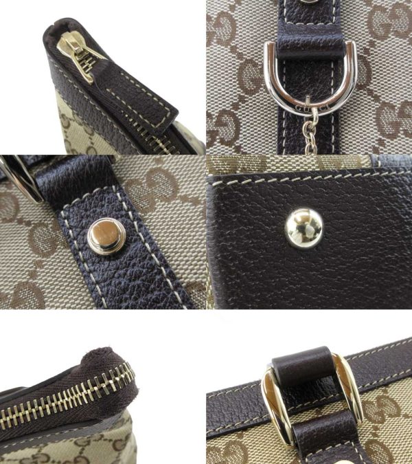 n47293 4 Gucci GG Abbey Shoulder Bag Beige Brown