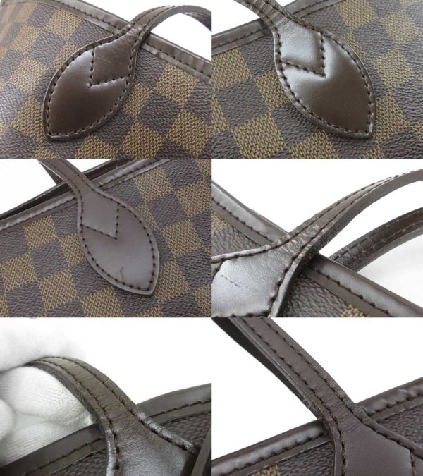 n47299 5 Louis Vuitton Ebene Neverfull MM Shoulder Bag Brown