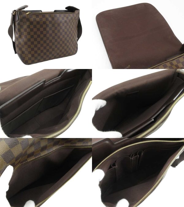 n47300 3 Louis Vuitton Damier Hebene Spencer Crossbody Messenger Bag Brown