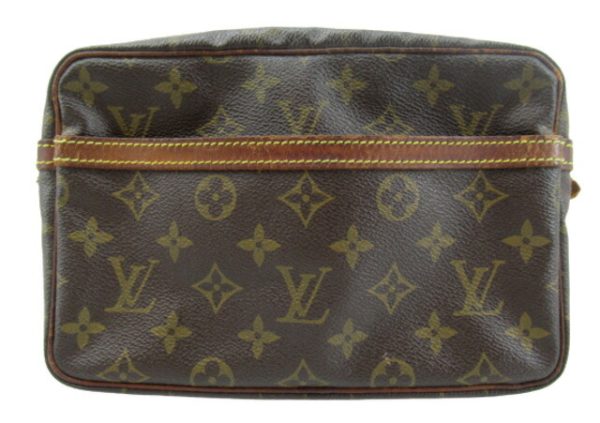 n47440 1 Louis Vuitton Monogram Compiegne 23 Clutch Brown