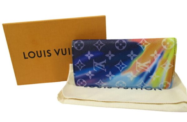 n47441 1 Louis Vuitton Sunset Portefeuille Brazza Long Wallet Multicolor