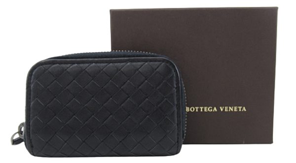 n47567 1 BOTTEGA VENETA Intrecciato Coin Case Blue