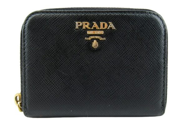 n47572 1 Prada Saffiano Coin Case Black