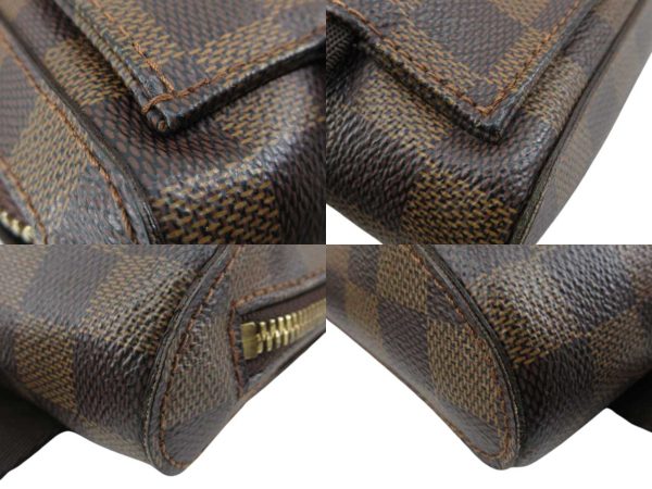 n47649 4 Louis Vuitton Damier Hebene Jeronimos Waist Body Bag Brown