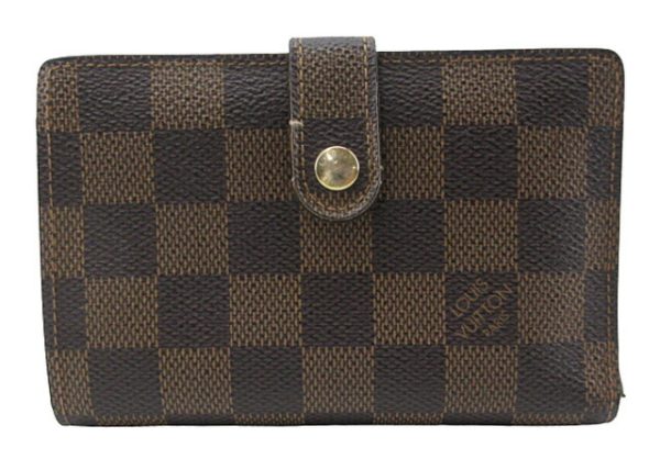 n47650 1 Louis Vuitton Damier Ebene Portefeuille Viennois Wallet Brown