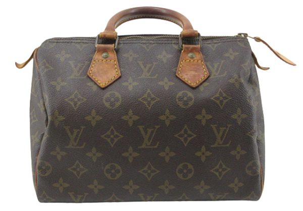 n47651 1 Louis Vuitton Monogram Speedy 25 Handbag Brown