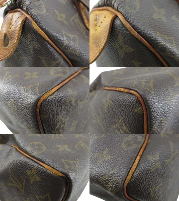 n47651 6 Louis Vuitton Monogram Speedy 25 Handbag Brown