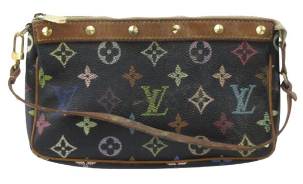 n47652 1 Louis Vuitton Monogram Multicolor Pochette Accessoire Noir