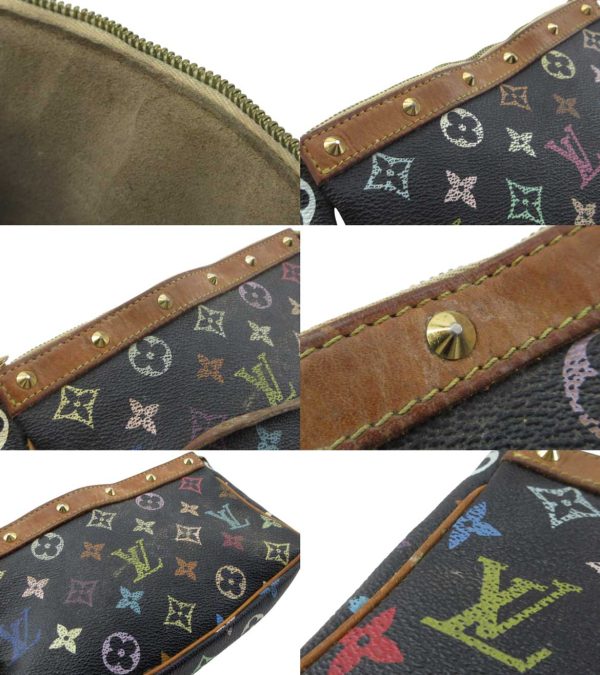 n47652 4 Louis Vuitton Monogram Multicolor Pochette Accessoire Noir