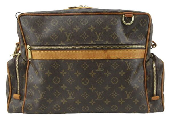 n47705 1 Louis Vuitton Monogram Sac Squash Crossbody Bag Brown