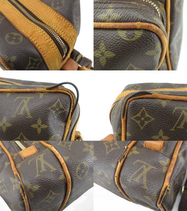 n47705 7 Louis Vuitton Monogram Sac Squash Crossbody Bag Brown