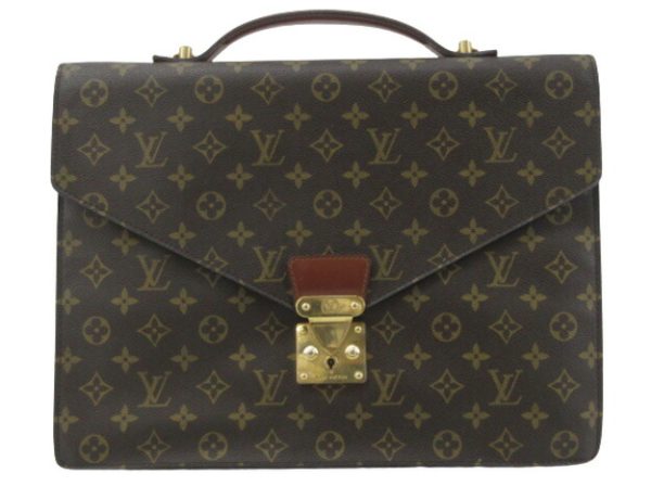 n47706 1 Louis Vuitton Porte de Bandouliere 2WAY Briefcase Brown