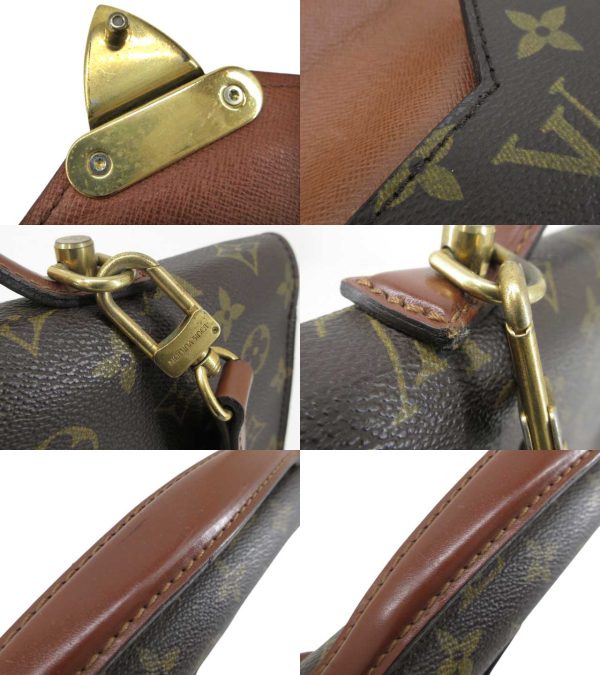 n47706 5 Louis Vuitton Monogram Porte de Cuman Briefcase Brown