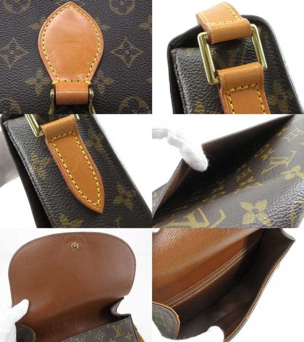 n47707 3 Louis Vuitton Monogram Saint Clue GM Shoulder Bag Brown